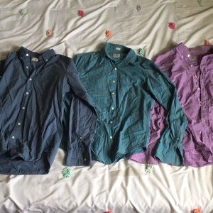 J Crew Slim Fit Plaid Bundle